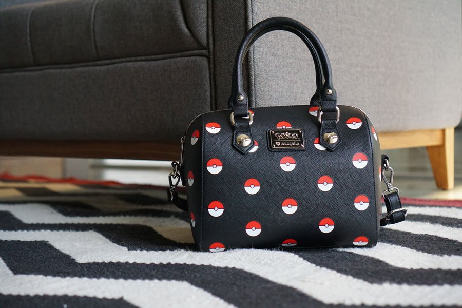 Loungefly Pokemon Pokeball Print Duffle Bag image