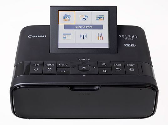 Canon Selphy CP1300 Dye Sub Photo Printer with Wi-Fi - Black | at Mighty Ape NZ