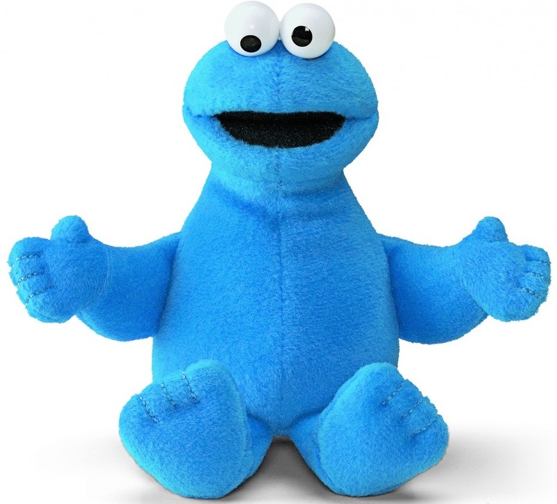 Sesame Street - Mini Beanie Cookie Monster