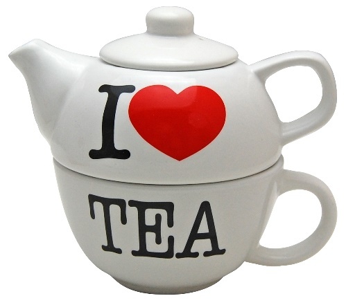 I Love Tea - Teapot and Cup Set