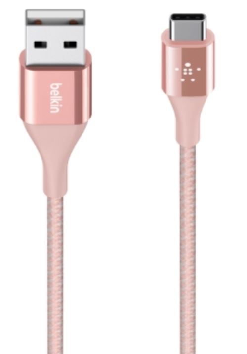 MIXIT↑ DuraTek USB-C to USB-A Cable - Rose Gold image