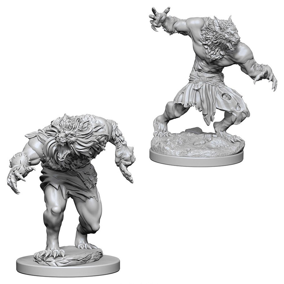 D&D Nolzur's Marvelous: Unpainted Miniatures - Werewolves