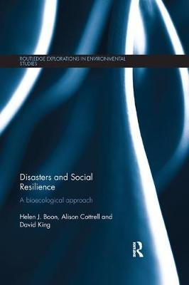 Disasters and Social Resilience by Helen J. Boon image