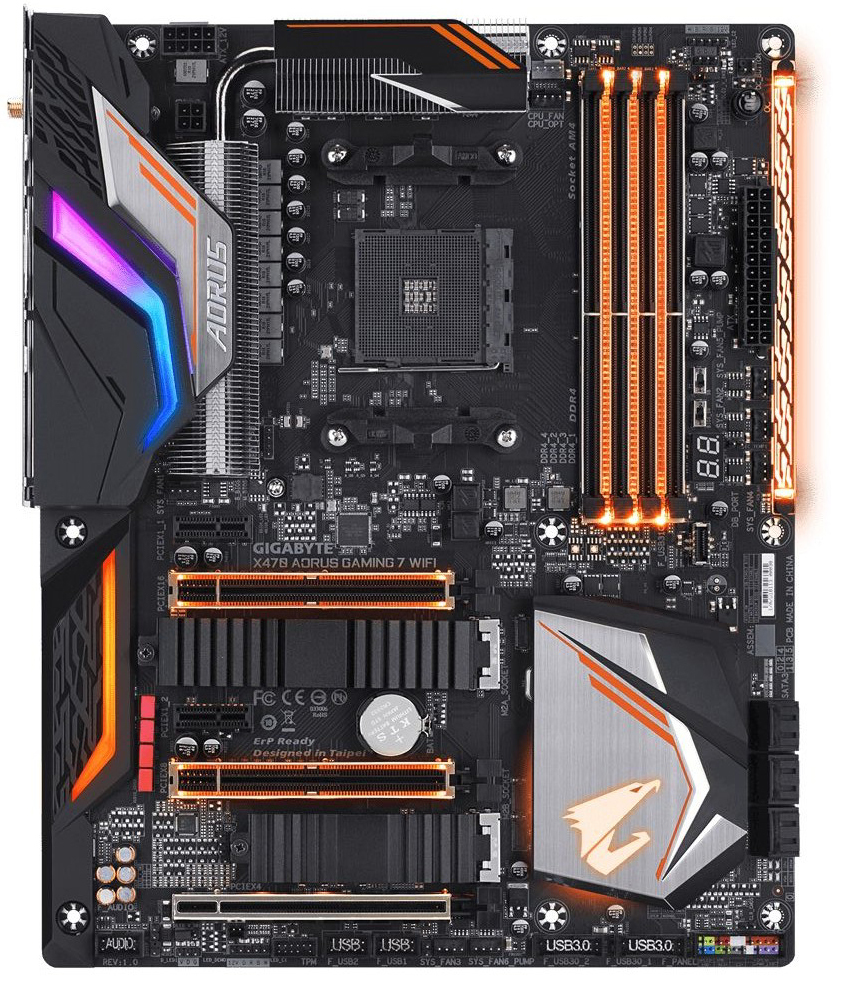 Gigabyte X470 AORUS GAMING 7 WIFI For AMD Ryzen image