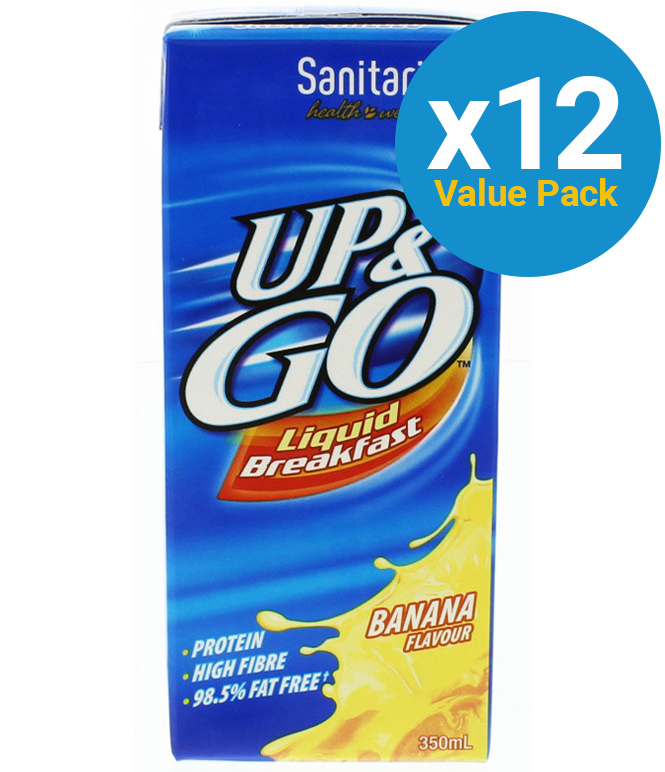 UP&GO Liquid Breakfast Banana 350ml (12 Pack) image