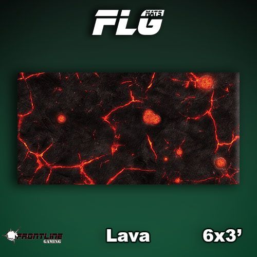 FLG Lava 1 Neoprene Gaming Mat (6x3) at Mighty Ape Australia