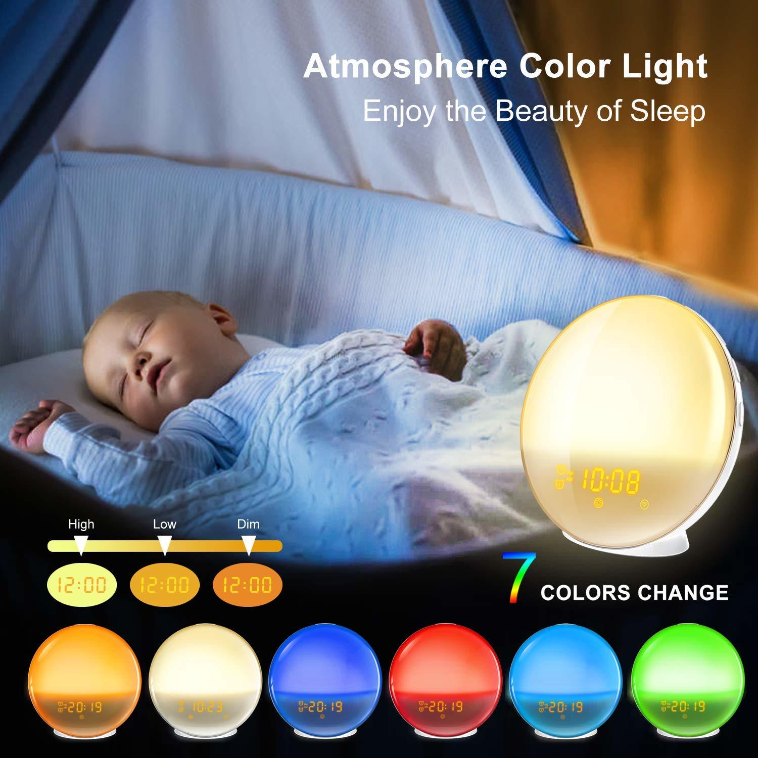 Sunrise Wake Up Light Smart Home Alarm Clock image