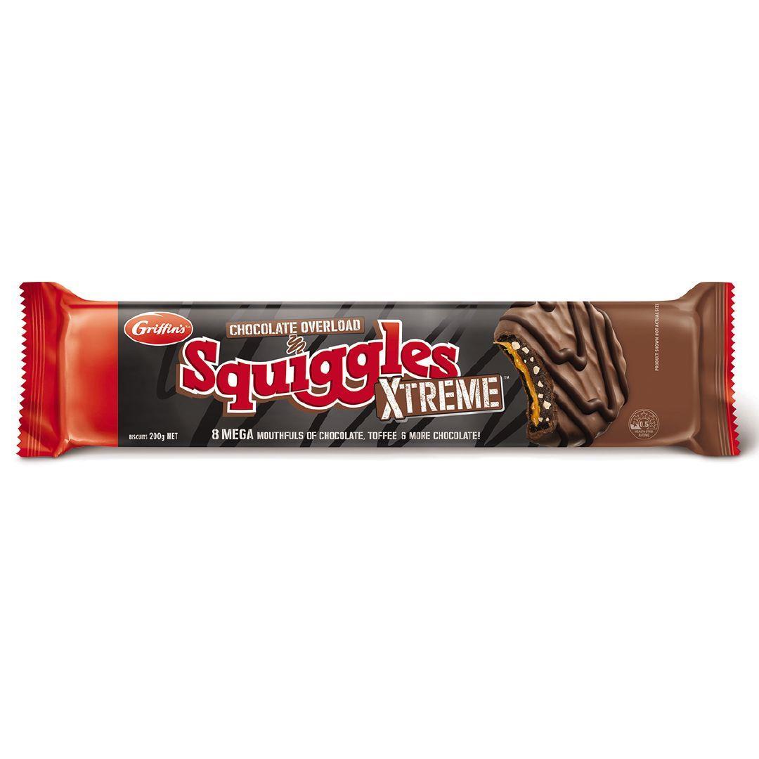Griffins Squiggles Xtreme Chocolate Overload (200g) image