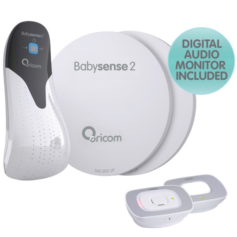 Oricom: Babysense2 Breathing and Secure55 Audio Monitor Pack