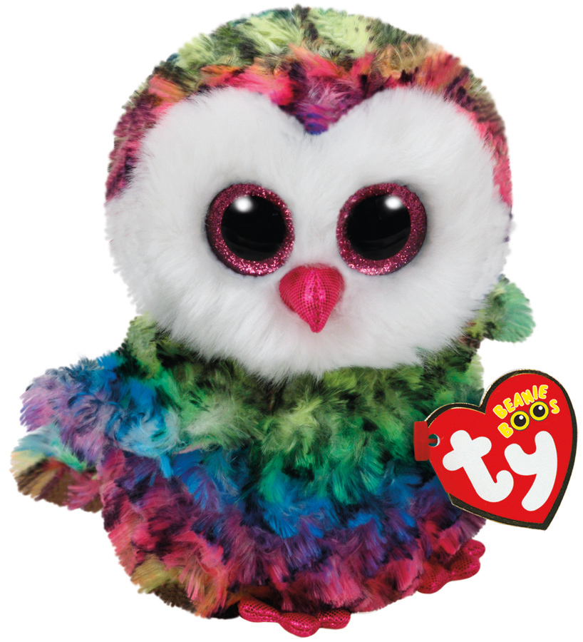 Buy Ty: Beanie Boo Multicolor Owl at Mighty Ape Australia