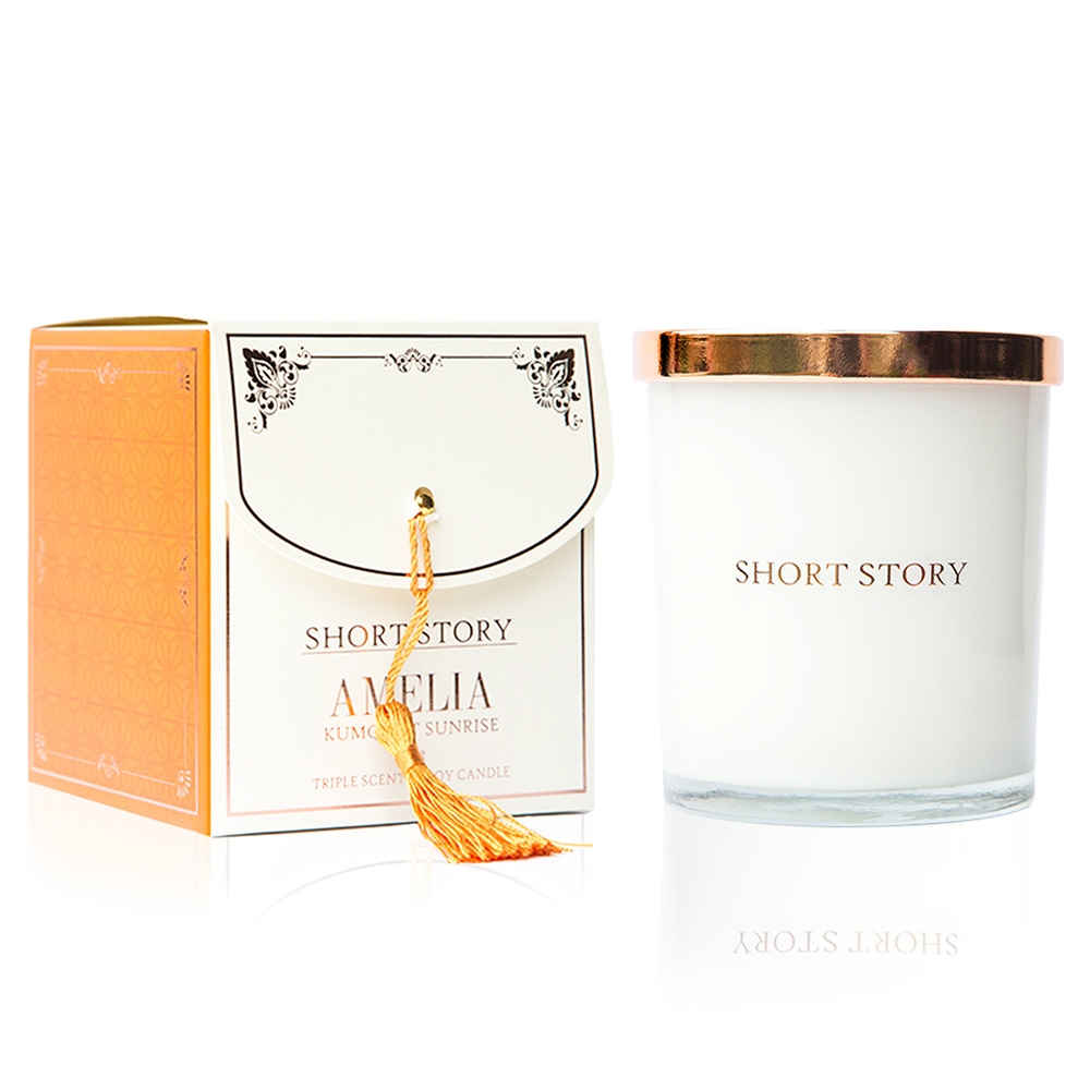 Short Story: Triple Scented Soy Candle - Amelia (Kumquat Sunrise) image