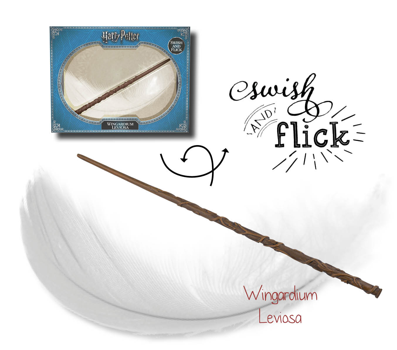 Harry Potter: Wingardium Leviosa Floating Feather image