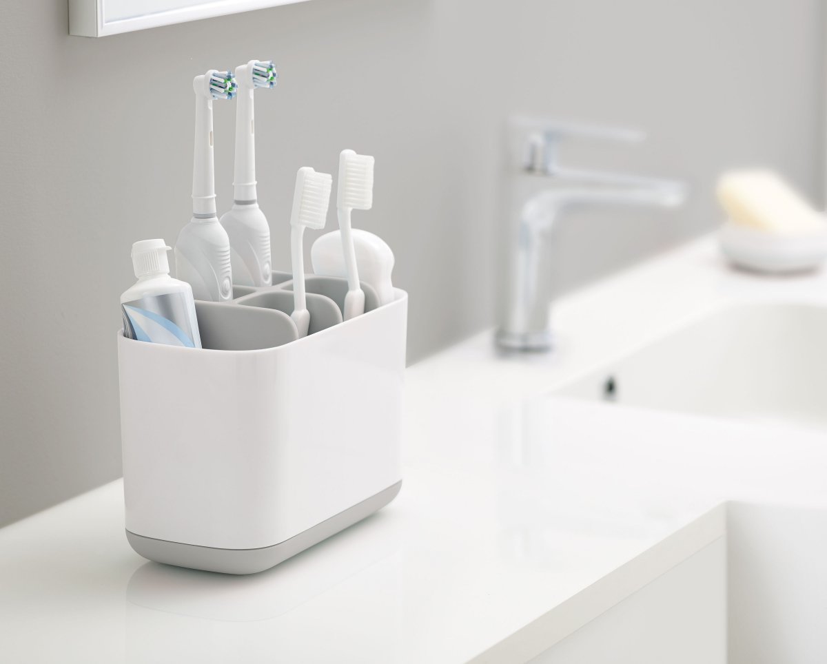 toothbrush holder gray
