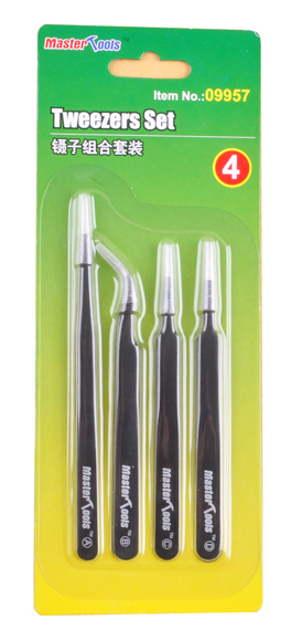 Master Tools - Tweezers (Set Of 4) image