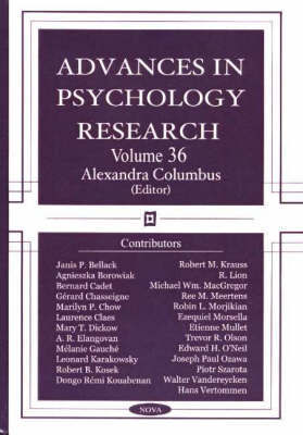 Advances in Psychology Research image