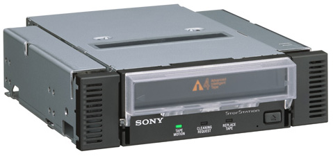 Sony AITI520 Int. SCSI 200-520GB AIT-4 Backup Kit includes: internal drive media cable mounting rail face plate image