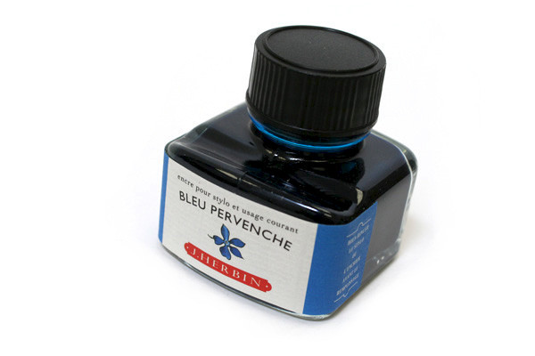 J Herbin: Fountain Pen Ink - Bleu Pervenche (30ml)