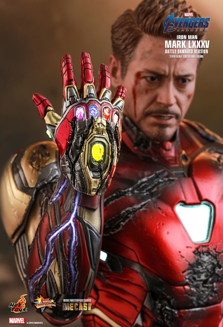 Avengers: Endgame - Iron Man Mk. LXXXV (Battle Damaged Ver.) - 12" Articulated Figure image