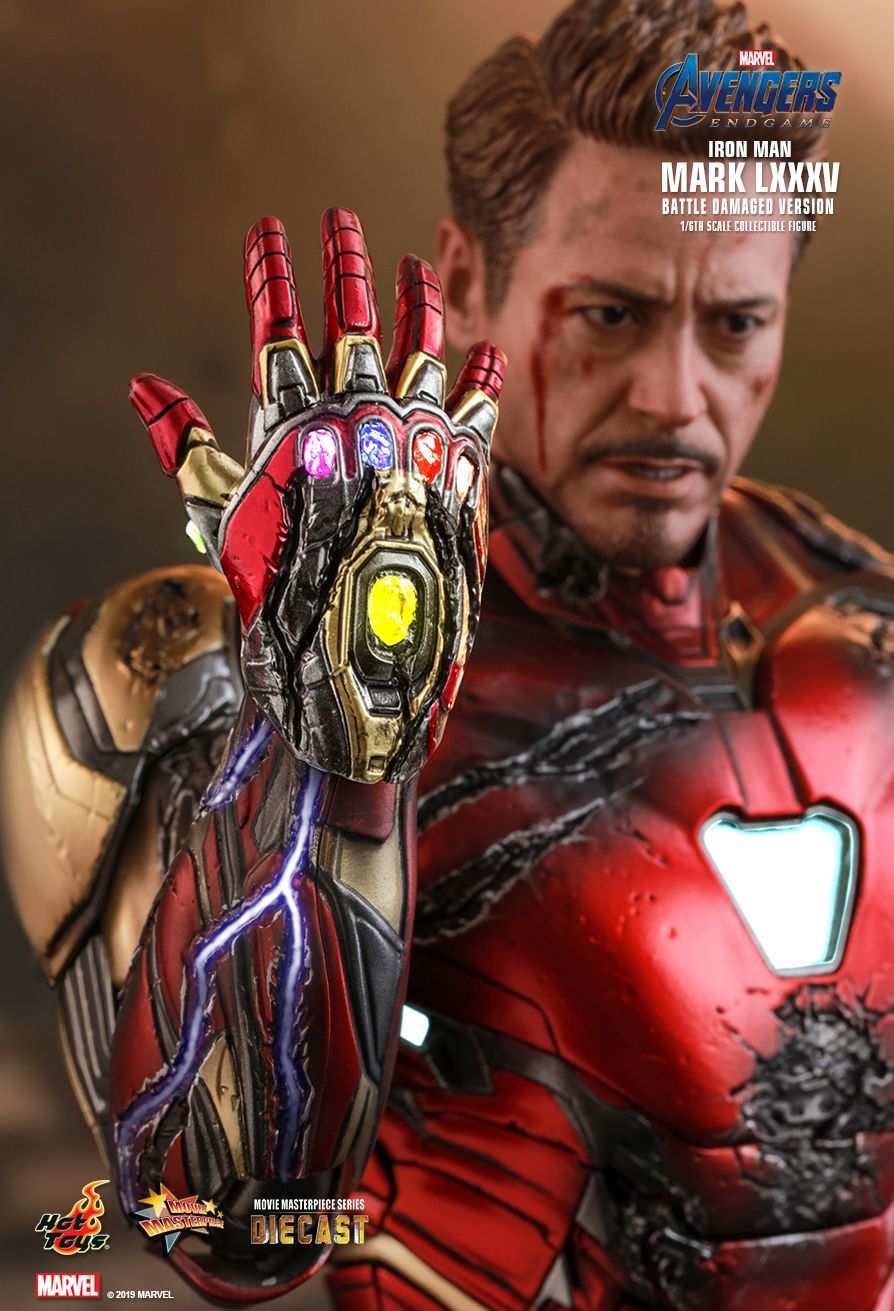 Avengers: Endgame - Iron Man Mk. LXXXV (Battle Damaged Ver.) - 12" Articulated Figure