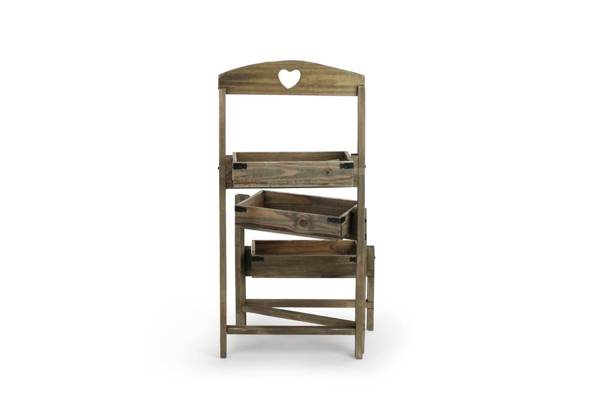 Buy Pine Wood 3Tier Garden Shelf at Mighty Ape NZ