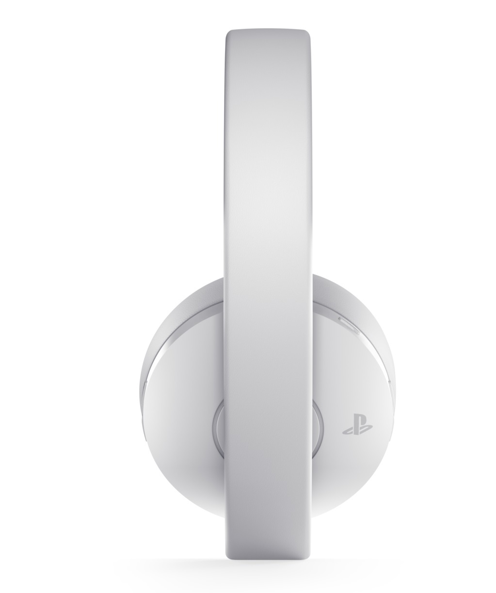 PS4 Gold Wireless Headset White image