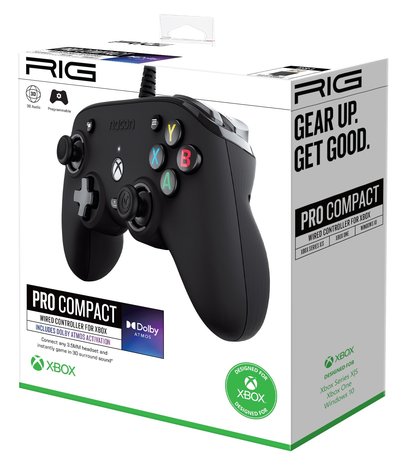 RIG Nacon PRO Compact Gaming Controller (Black) image