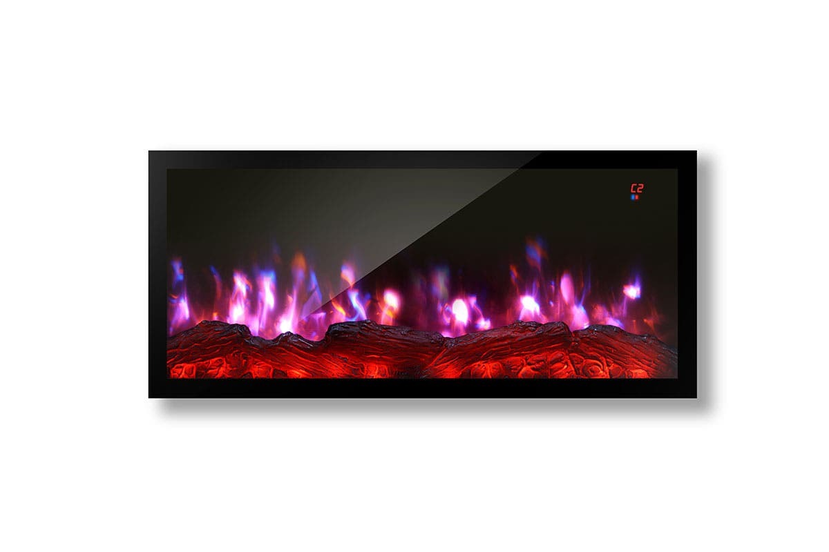Buy Kogan SmarterHome 1800W MultiColour Flame Effect Slimline Heater