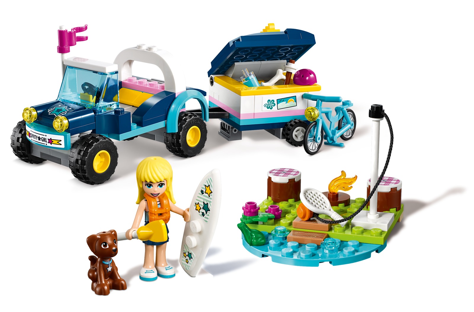 LEGO Friends: Stephanie's Buggy & Trailer (41364) image