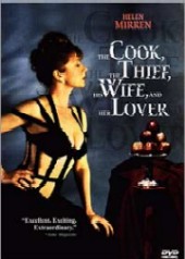 The Cook, The Thief, His Wife and Her Lover on DVD The Cook, The Thief, His Wife and Her Lover on DVD
