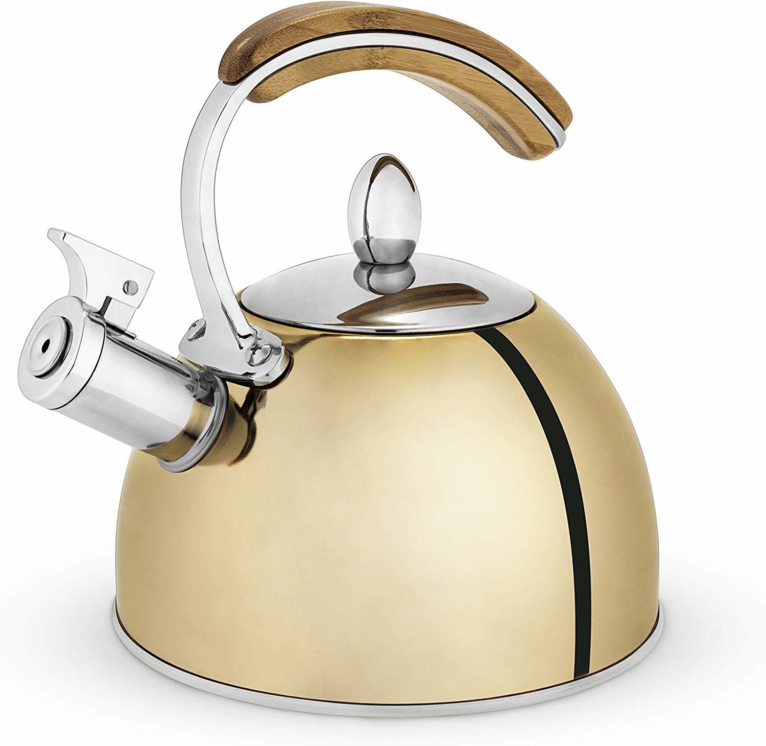 Pinky Up: Presley Tea Kettle - (Gold) image