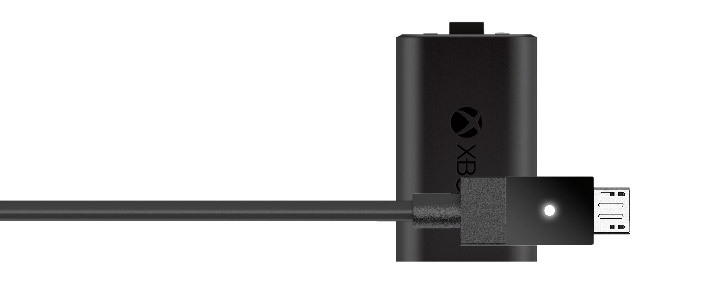 Xbox One Play and Charge Kit on Xbox One