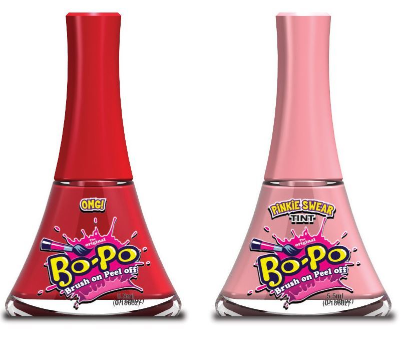 Bo-Po Brush-On-Peel-Off Nail Colour - 2 Pack image