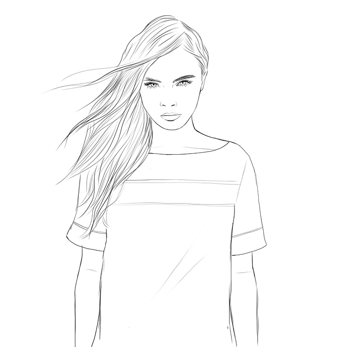 Colour Me Good Cara Delevingne by Mel Elliott image