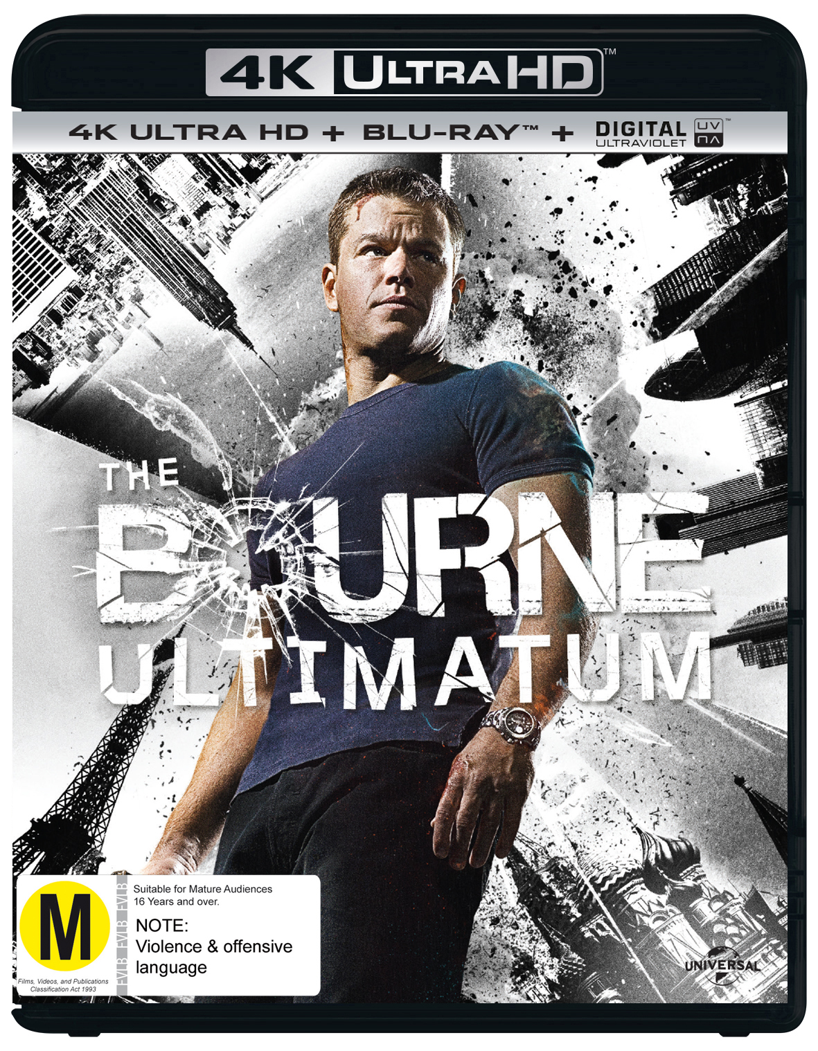 The Bourne Ultimatum on Blu-ray, UHD Blu-ray image