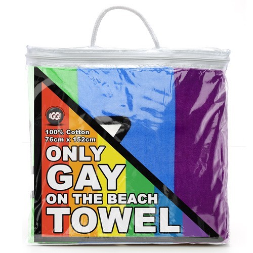 Only Gay on the Beach Towel