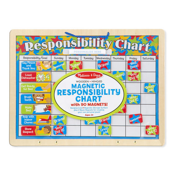 Melissa & Doug: Magnetic Responsibility Chart image