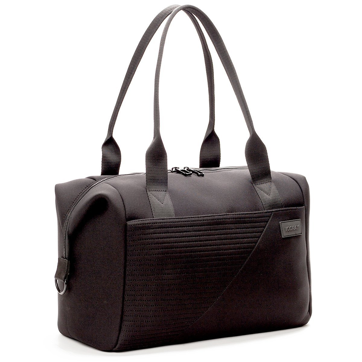 Vooray: Alana Neoprene Duffel - Black Moto image