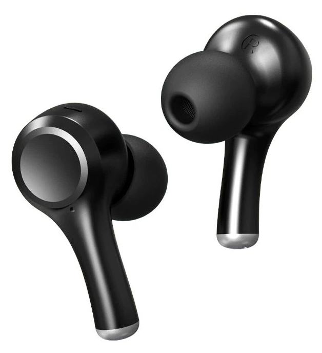 True Wireless ANC Bluetooth Headphones & Charging Case Black at