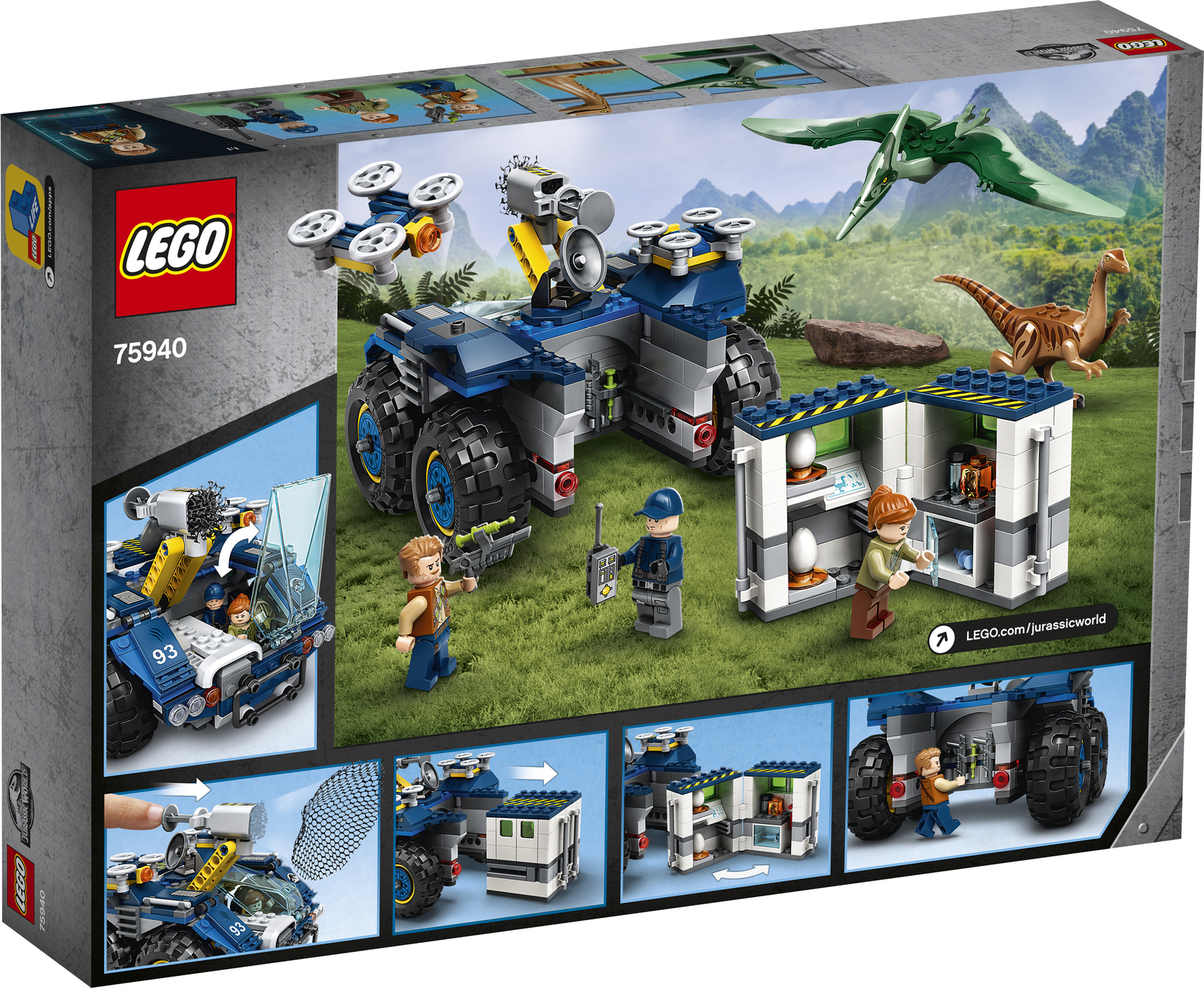 LEGO Jurassic World Gallimimus & Pteranodon Breakout (75940) Images
