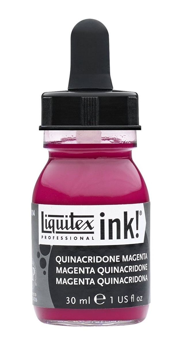 Liquitex: Acrylic Ink - Quinacridone Magenta (30ml)