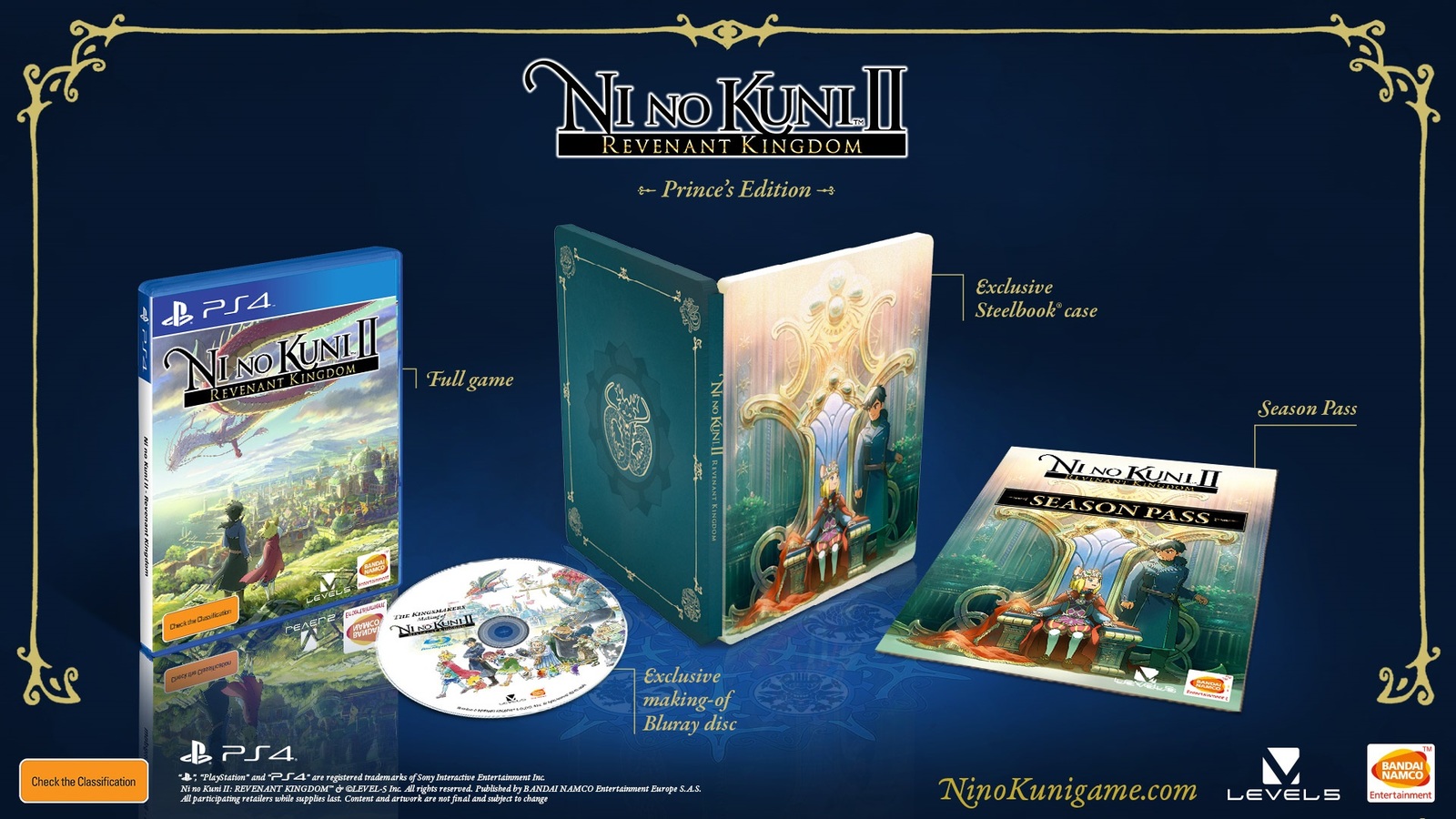 Ni no Kuni II: Revenant Kingdom Prince's Edition for PS4 image