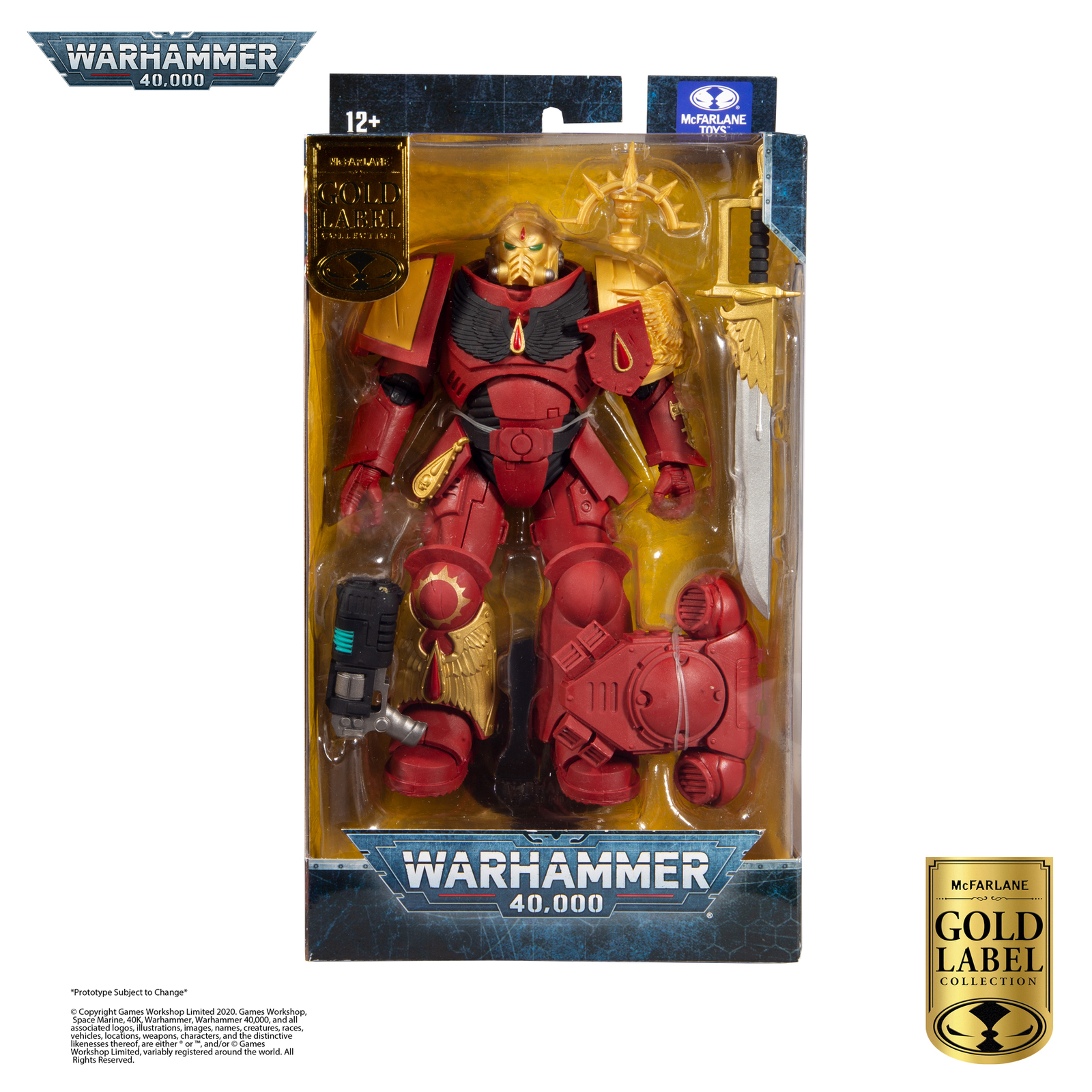 Warhammer 40k: Blood Angels Primaris Lieutenant - 7" Action Figure