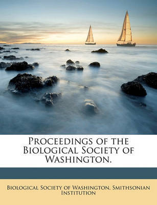 Proceedings of the Biological Society of Washington. image