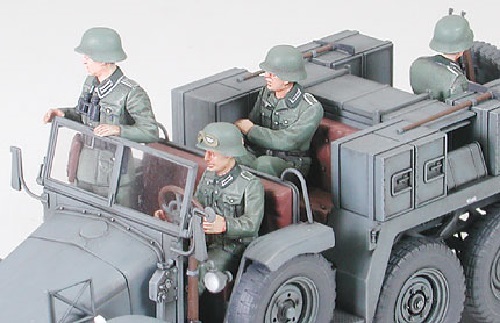 Tamiya 1/35 Krupp Towing Truck W/37mm Pak - Model Kit image