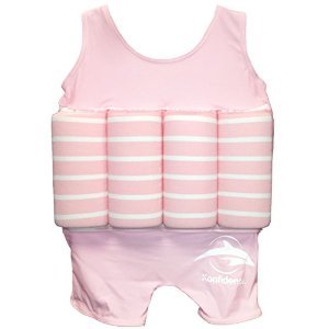 Konfidence Floatsuits - Pink Stripe (1-2 years) image