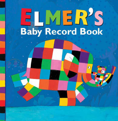 Elmer Baby Record Book by David McKee image