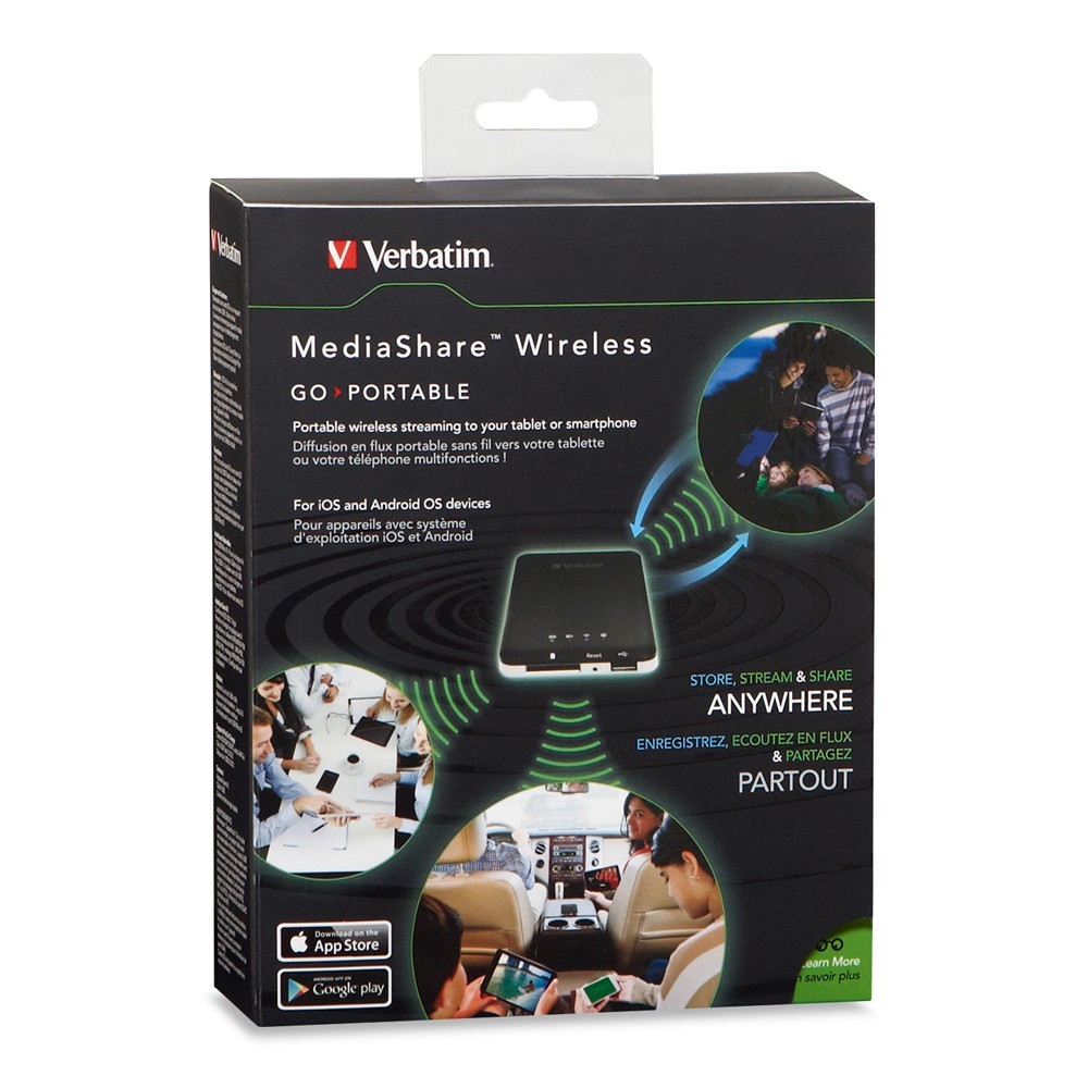 Verbatim MediaShare Wireless Portable Streaming Device image