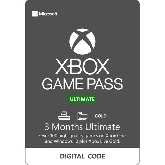 Xbox Game Pass 3 Month Ultimate (Digital Code) PC, Xbox One Buy Now