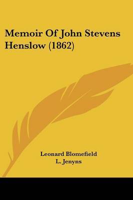Memoir Of John Stevens Henslow (1862) by Leonard Blomefield image