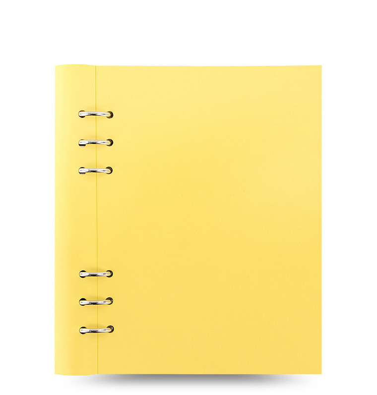 Filofax - A5 Pastels Clipbook - Lemon image